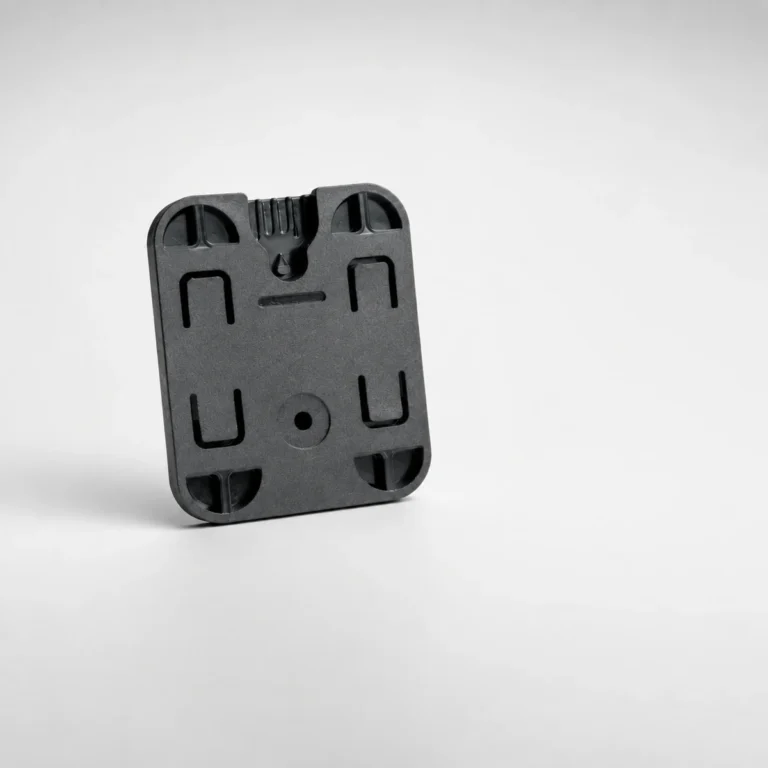 MOLLE body camera mount plate that weaves into PALS webbing