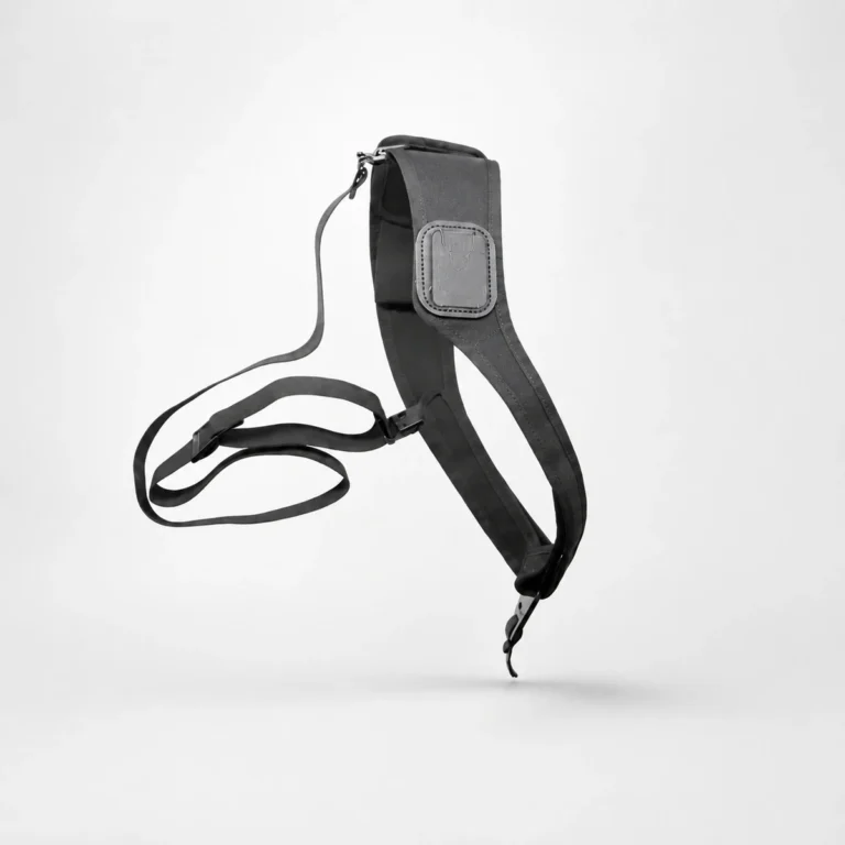 Single-strap body camera shoulder harness