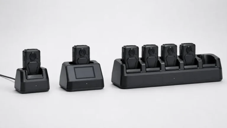 A single-bay dock, a dock with a screen and a multi-bay dock side by side