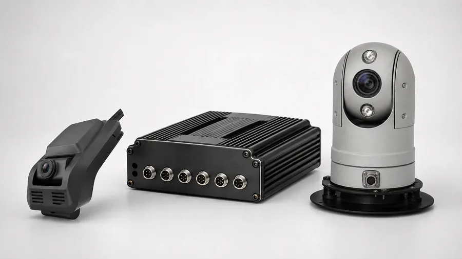 Vehicle camera range supplied in Dubai: dash camera, mobile DVR and vehicle PTZ camera
